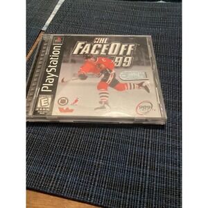 NHL FaceOff 99 Sony PlayStation PS1 1998 Hockey Sports Game SCUS-94235 989 Sport